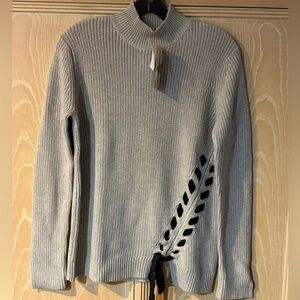NM Neiman Marcus Heather Gray Sweater NWT